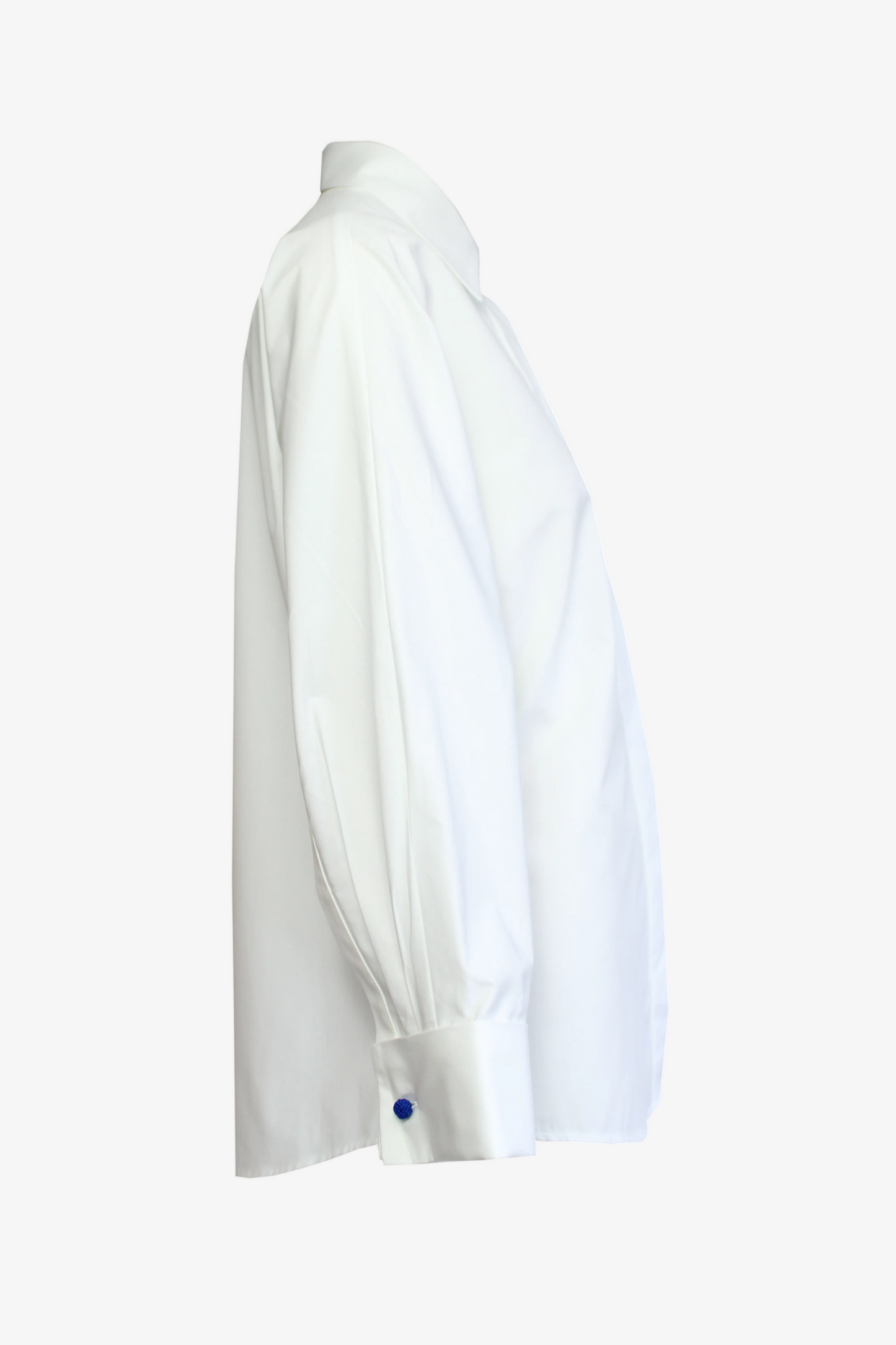 DAWID TOMASZEWSKI Bluse Lea Perigrine White Side