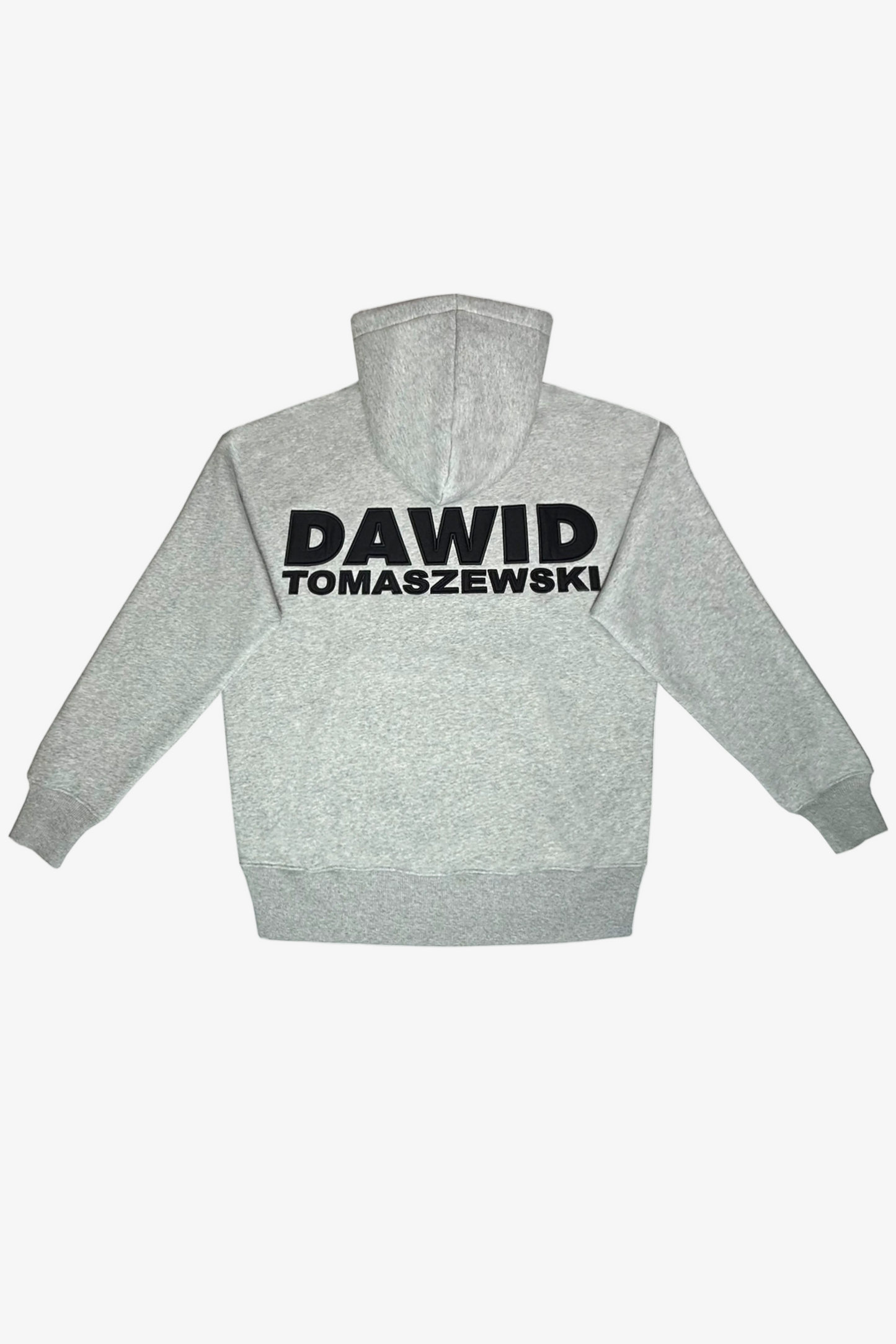 DAWID TOMASZEWSKI Hoodie "Feel" - Grau - Back Mit Logo