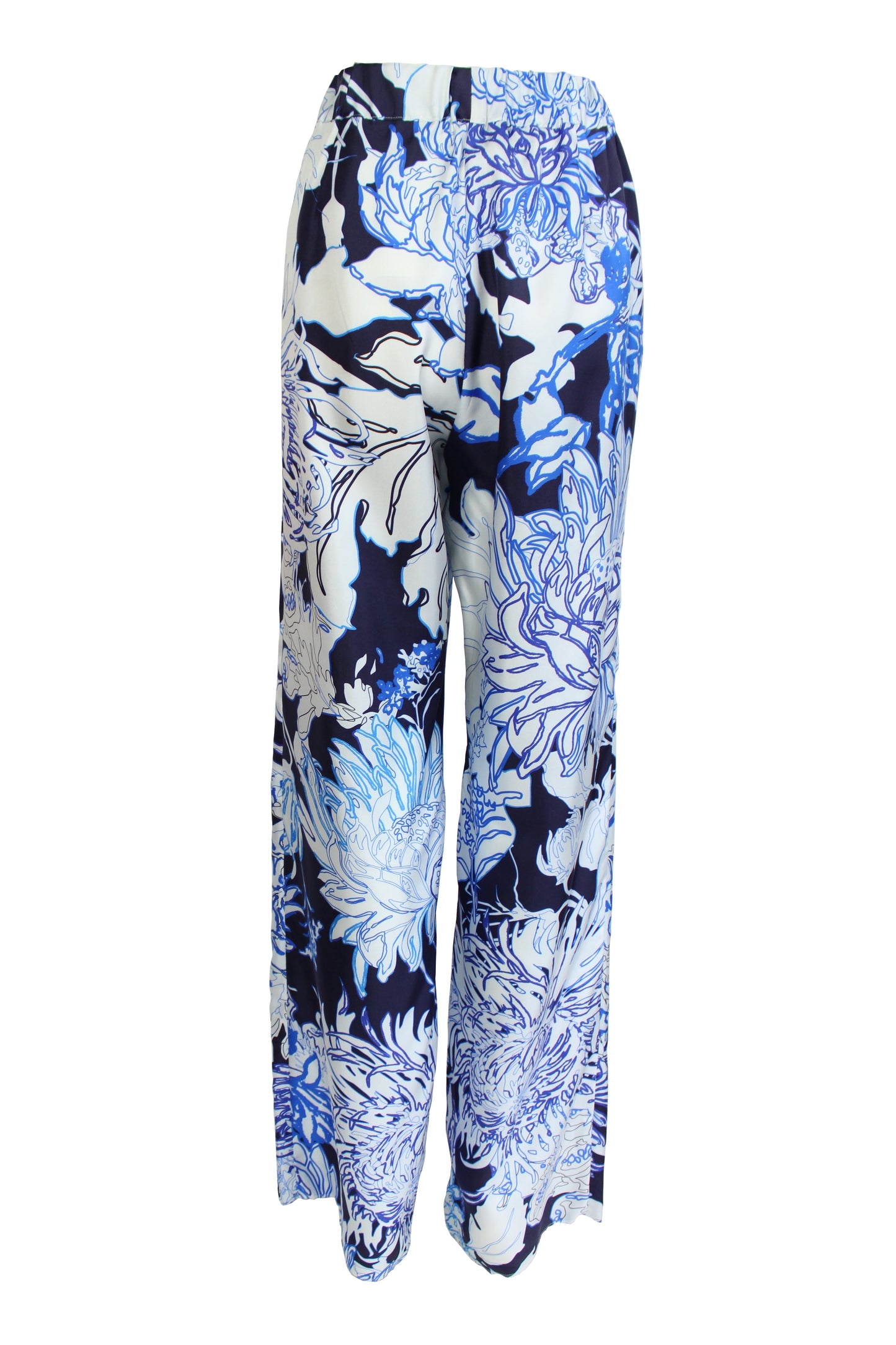 DAWID TOMASZEWSKI Hose Parallel Lines Silkline Adelaide Outlines Blue Back