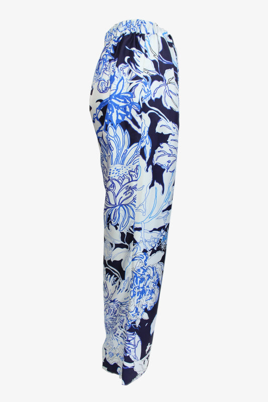 DAWID TOMASZEWSKI Hose Parallel Lines Silkline Adelaide Outlines Blue Side