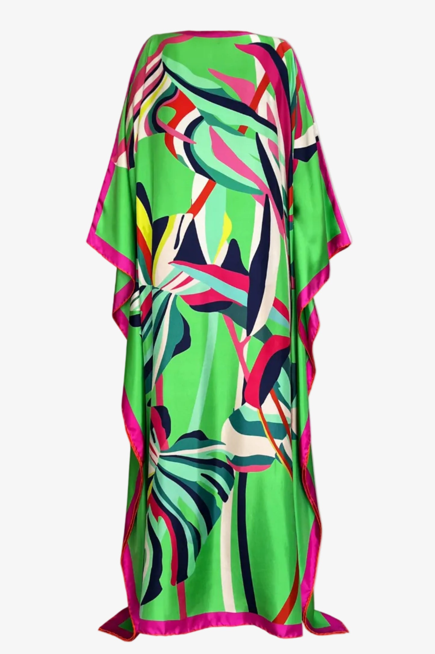 DAWID TOMASZEWSKI Kaftan Sardegna - Leaves Greeen