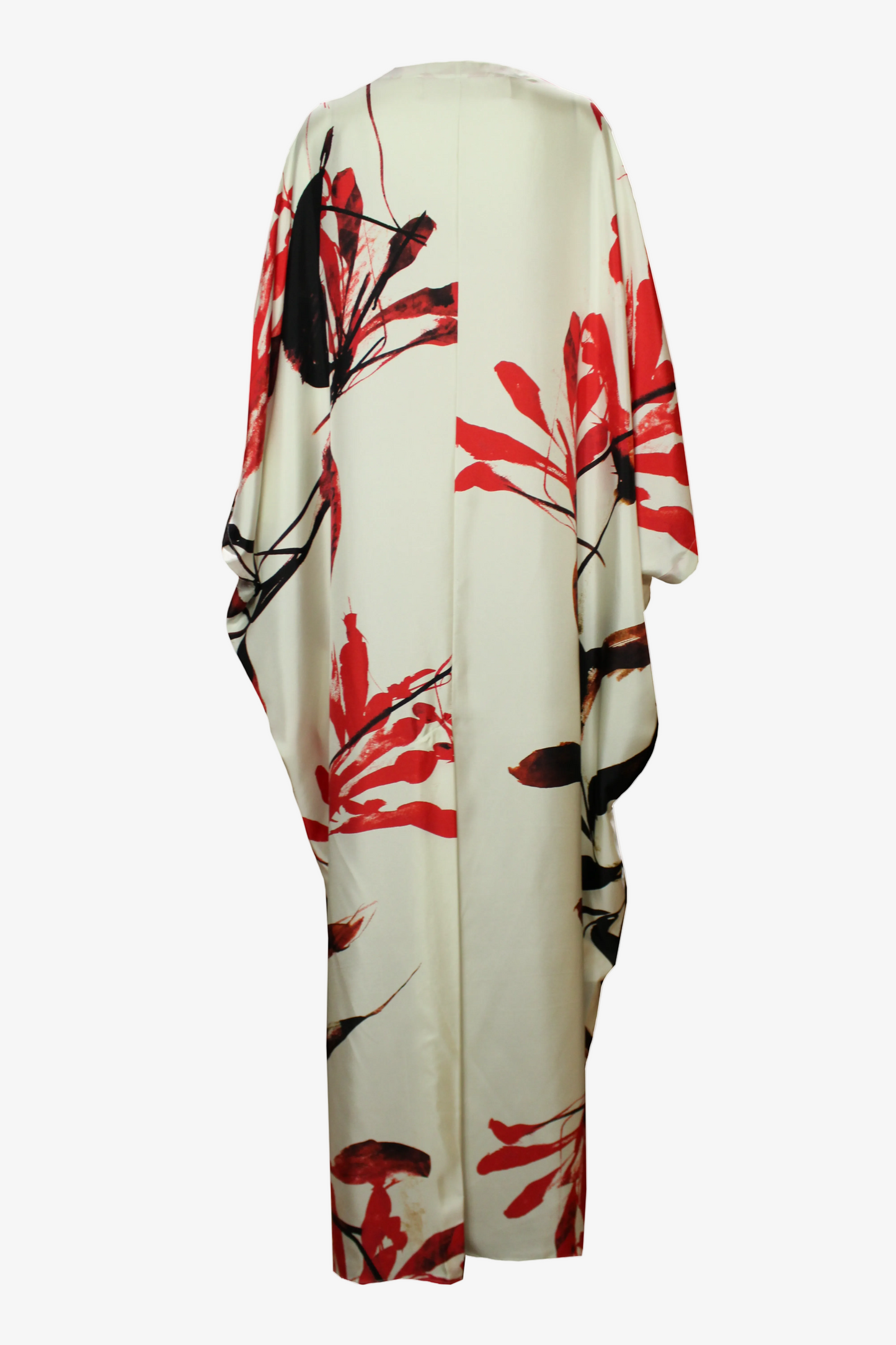 DAWID TOMASZEWSKI Kaftan Zodiac - Granada Flowers White - Back