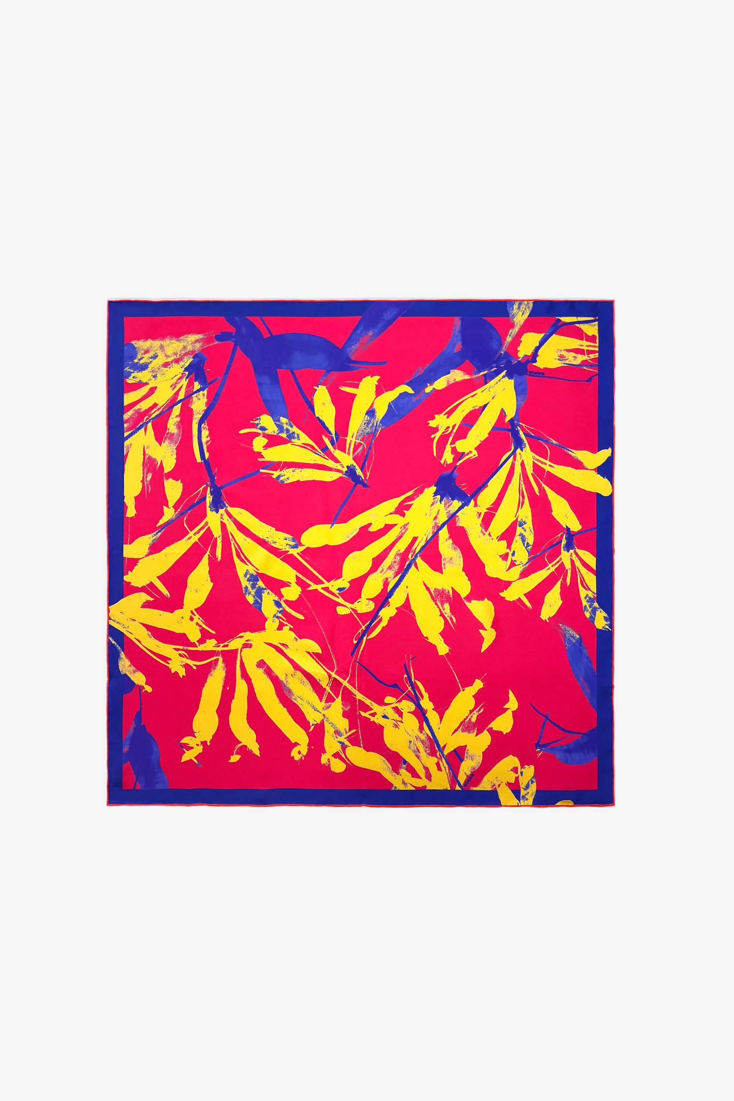 DAWID TOMASZEWSKI Seidentuch Sardegna Granada Flowers Pink-Violet