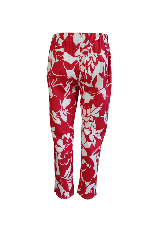 DAWID TOMASZEWSKI Hose Lux Paris Flowers Back