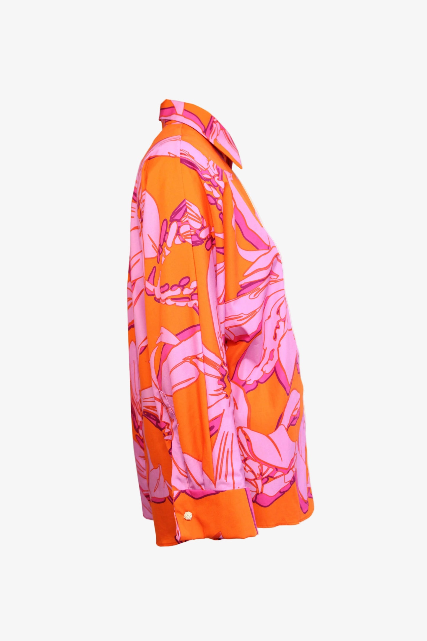 Bluse Lea - Orange Pink Cotton