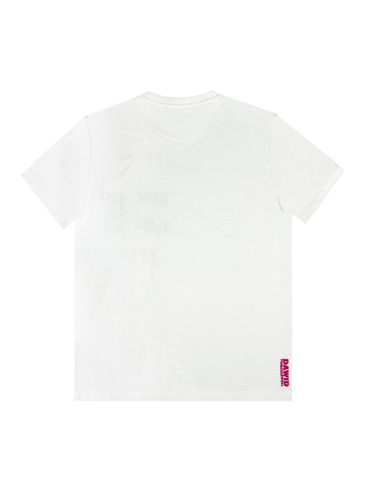 T-Shirt "I love how you make me feel" Pink Print
