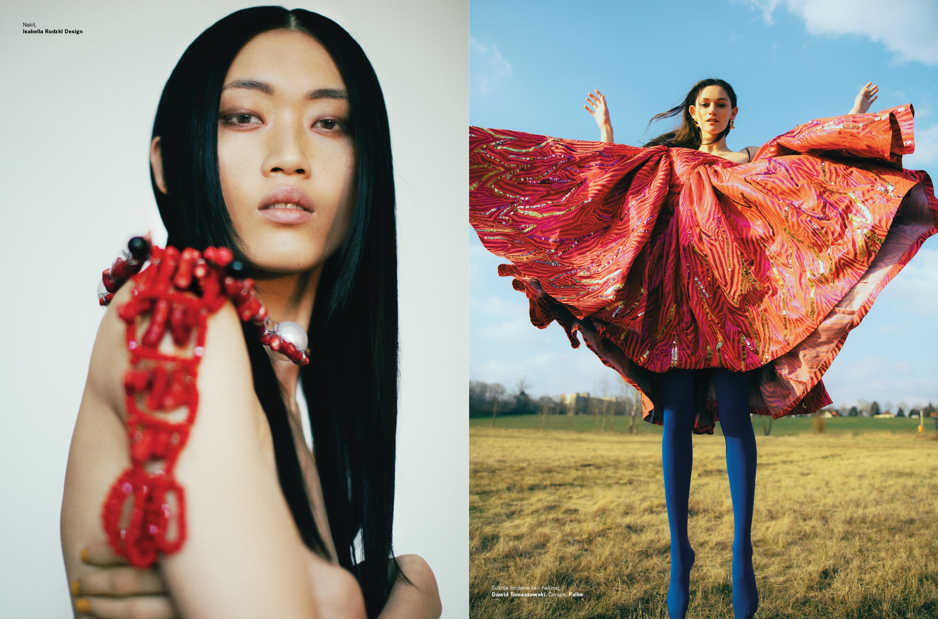 DAWID TOMASZEWSKI Couture in Magazinen und Editorials: Berliner Mode von Modedesigner und Couturier Dawid Tomaszewski.