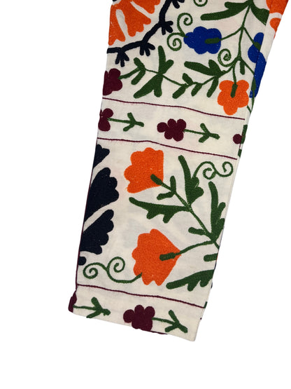 DAWID TOMASZEWSKI Bestickte Hose Flora Suzani Flower Garden Detail