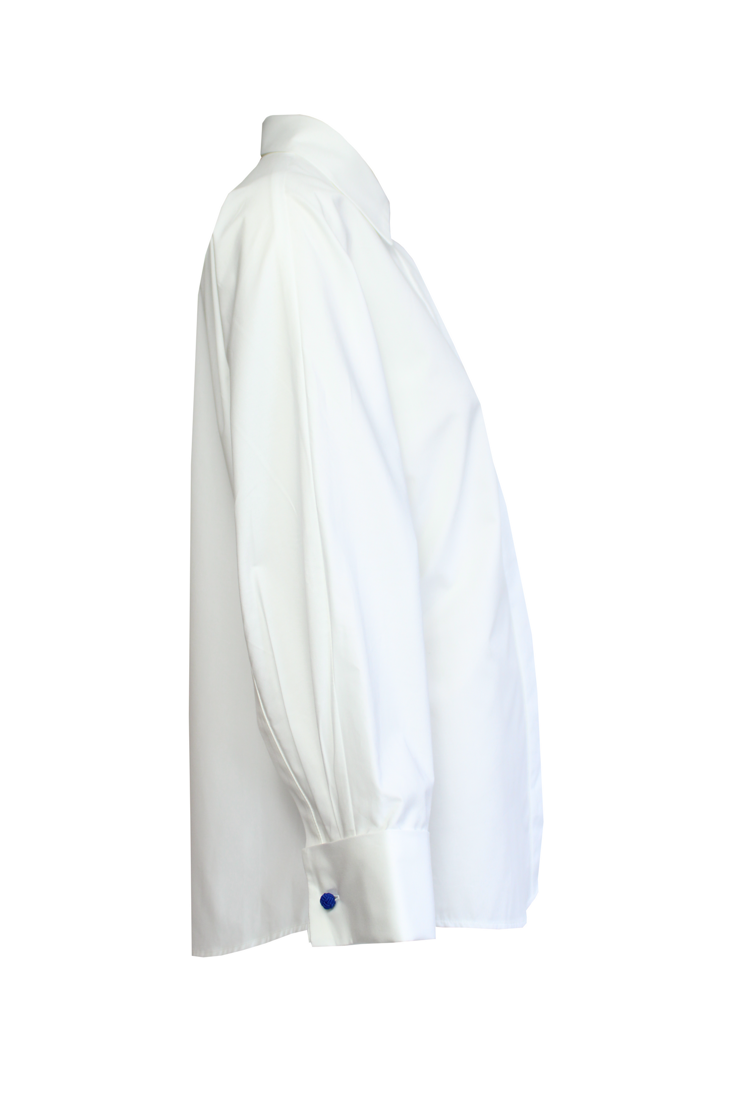 DAWID TOMASZEWSKI Bluse Lea Perigrine White Side