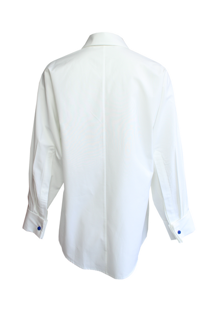 DAWID TOMASZEWSKI Bluse Lea Perigrine White Side Back