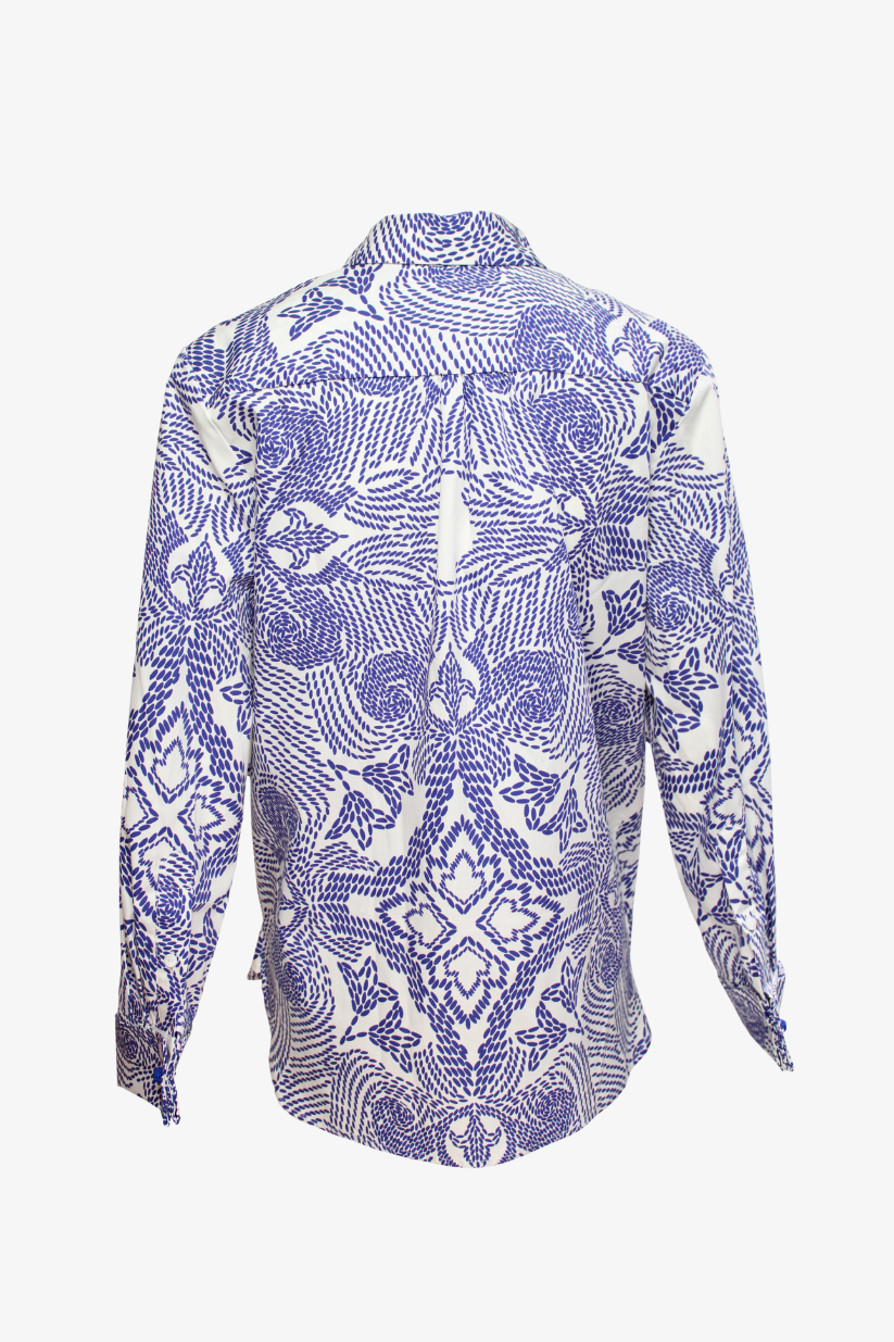 DAWID TOMASZEWSKI Hemd Hemdbluse Tekla Hanno Bubbles Back