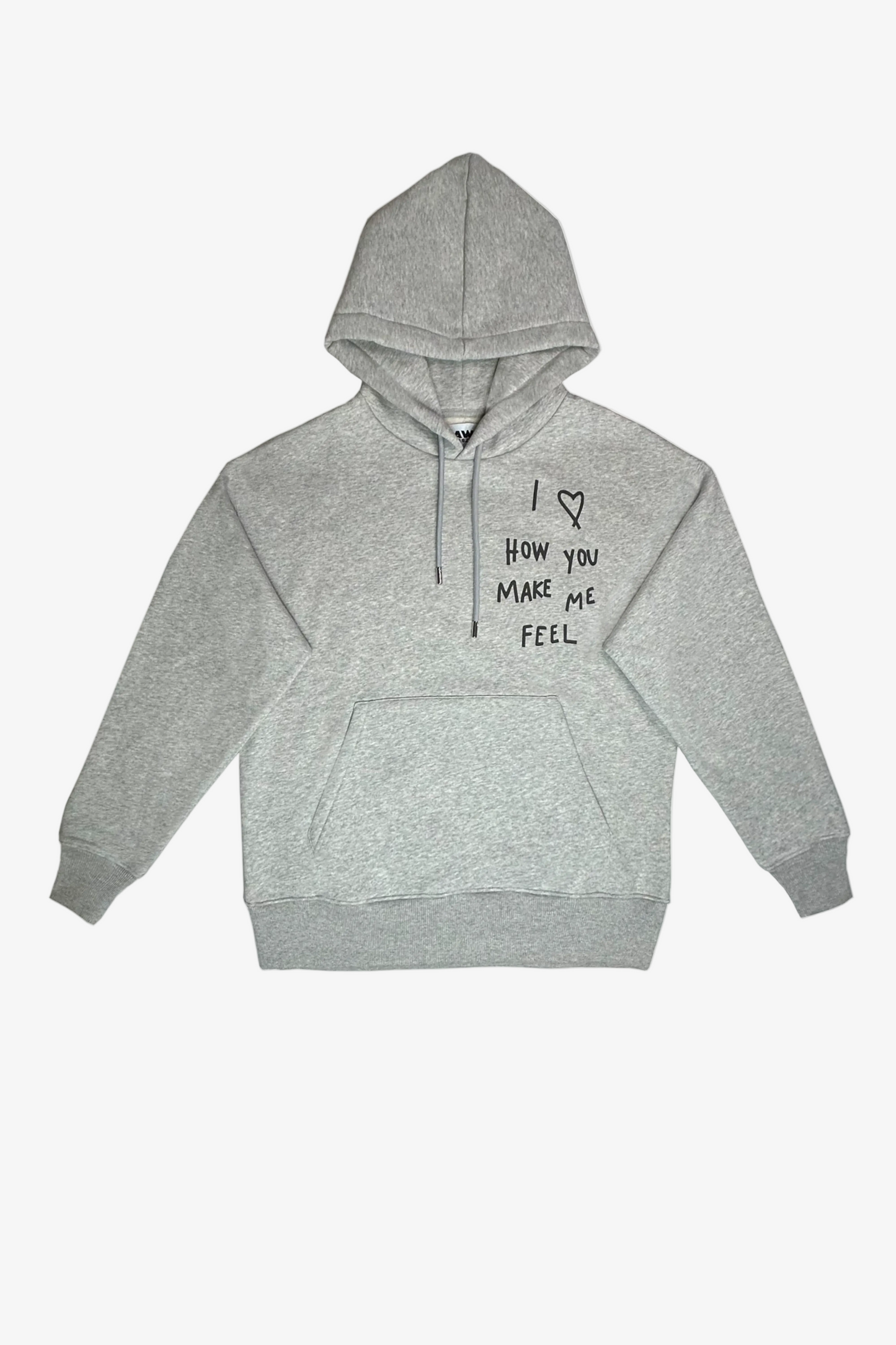 DAWID TOMASZEWSKI Hoodie "Feel" - Grau - Front