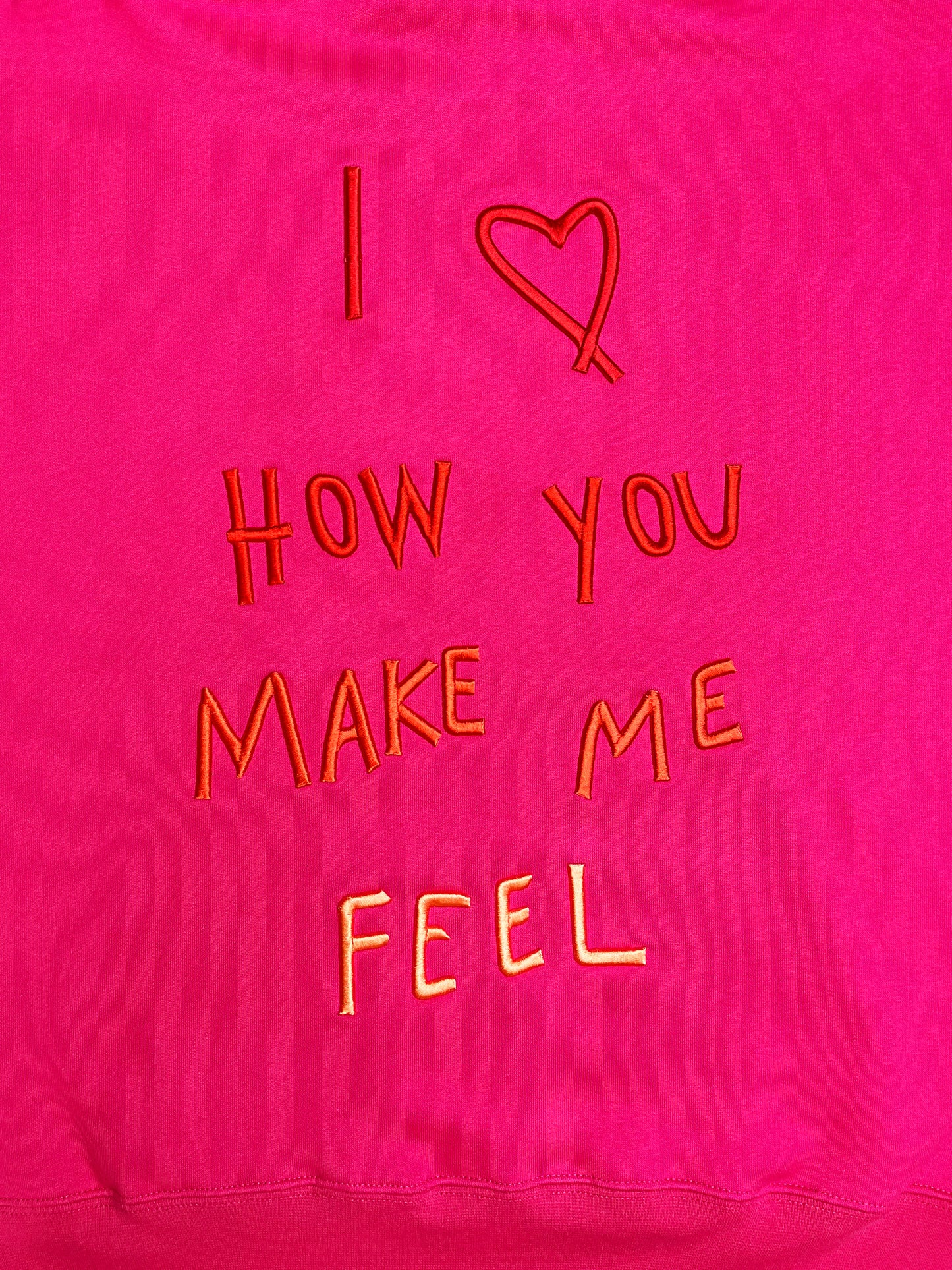 DAWID TOMASZEWSKI Hoodie "Feel" - Pink - Back Detail