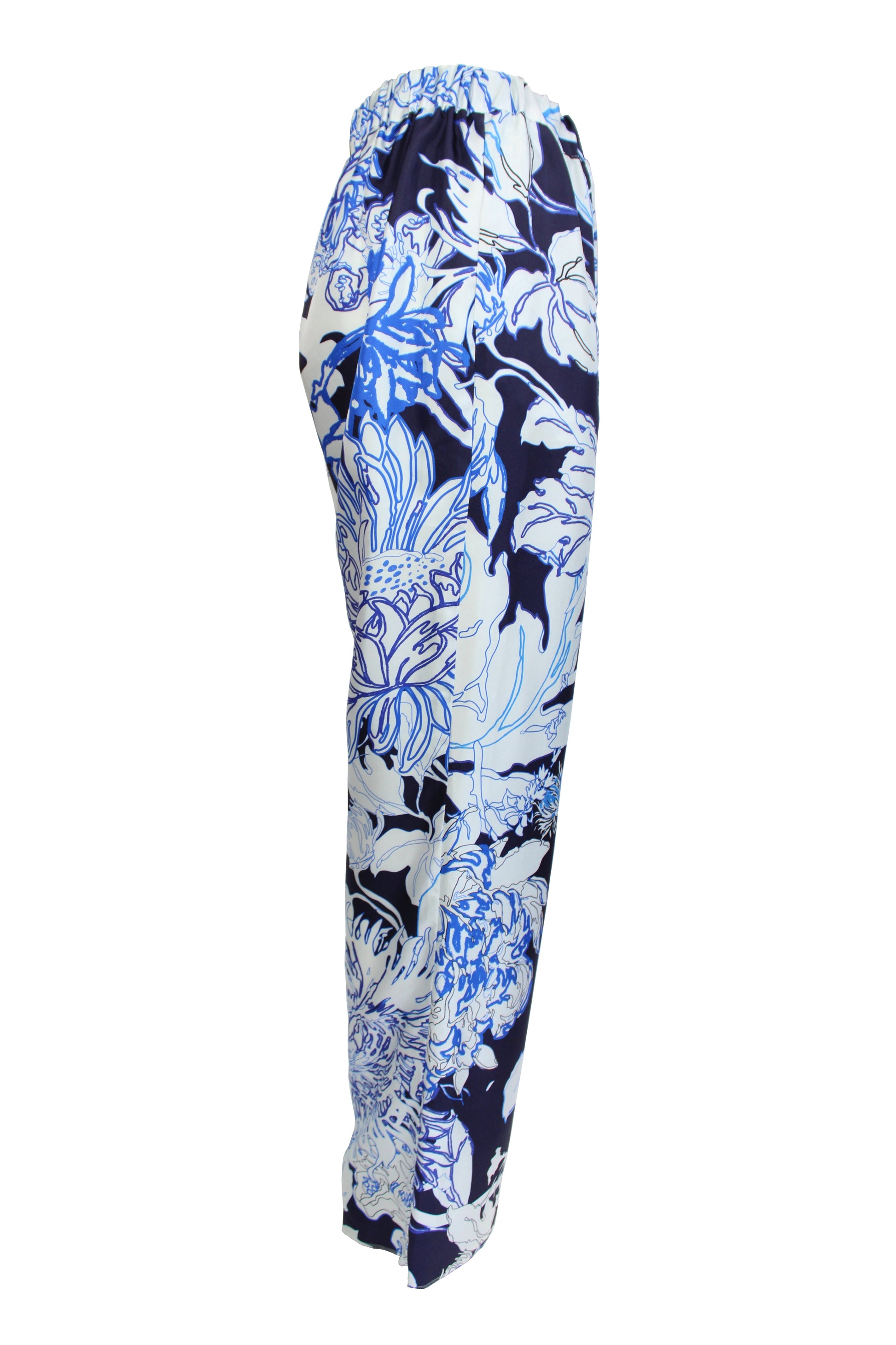 DAWID TOMASZEWSKI Hose Parallel Lines Silkline Adelaide Outlines Blue Side