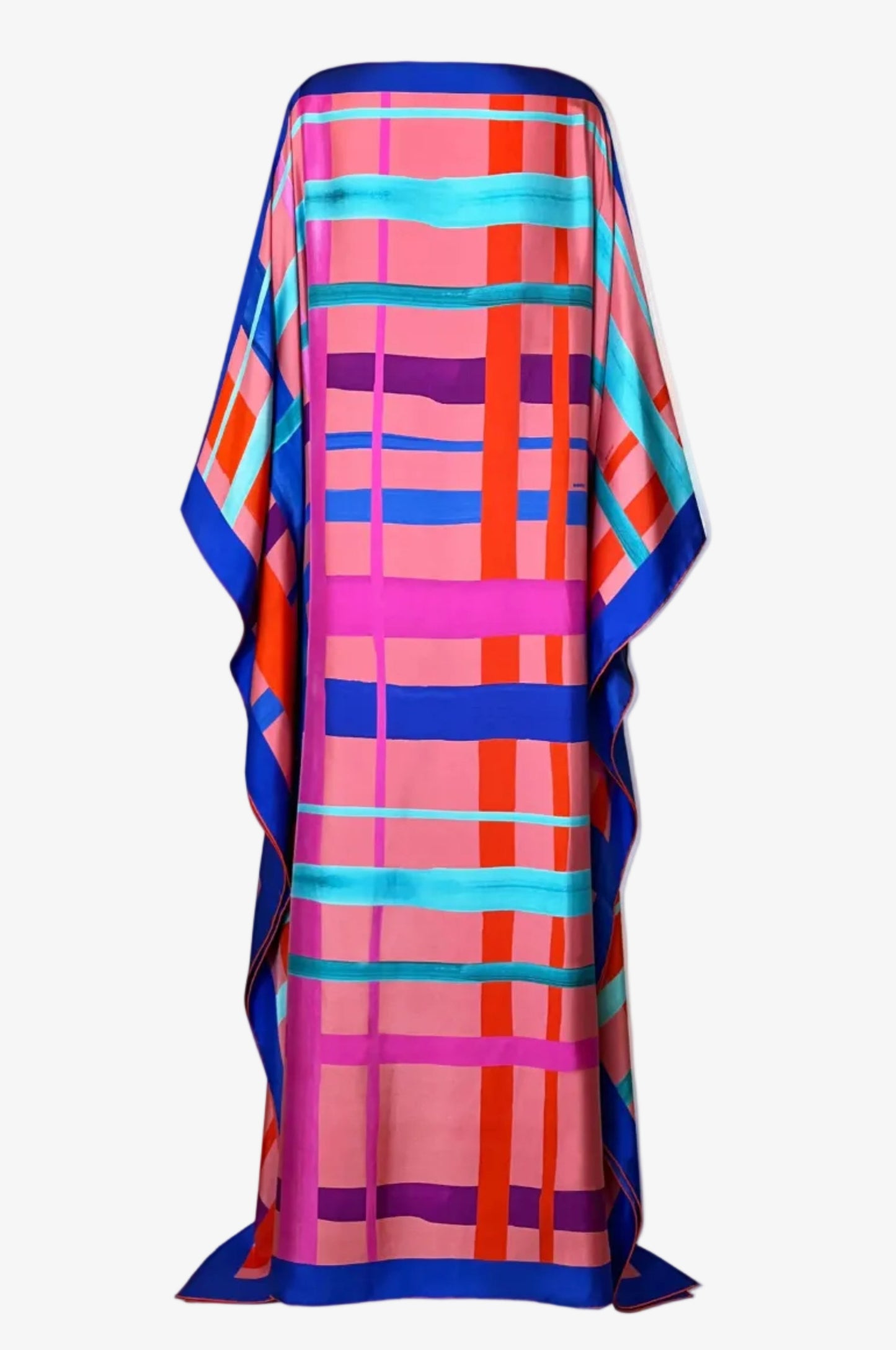 DAWID TOMASZEWSKI Kaftan Sardegna - Artsy Stripes - Back