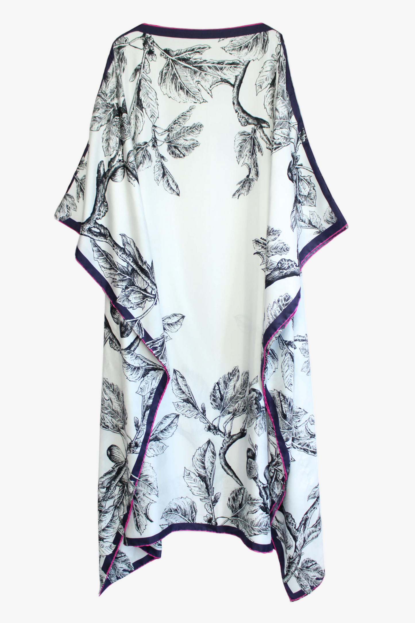 DAWID TOMASZEWSKI Kaftan Sardegna - Fig Garden White - Back