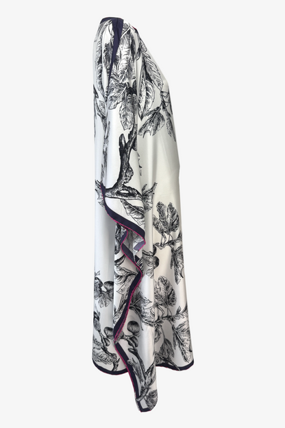 DAWID TOMASZEWSKI Kaftan Sardegna - Fig Garden White - Side