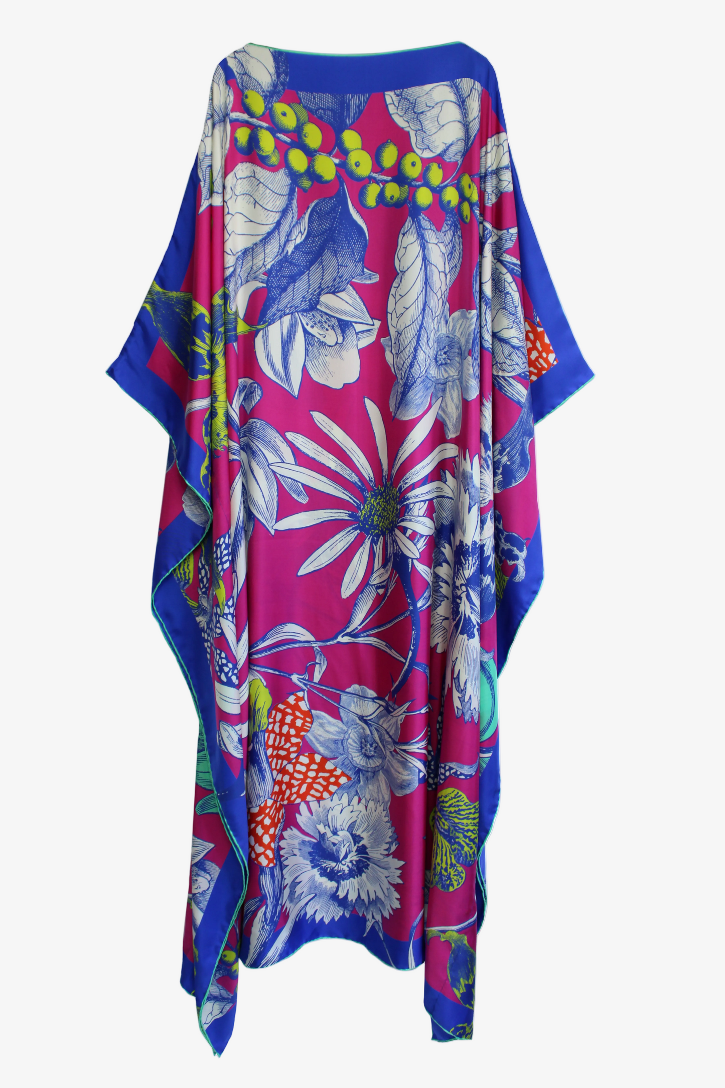 DAWID TOMASZEWSKI Kaftan Sardegna - Lush Garden Pink - Front