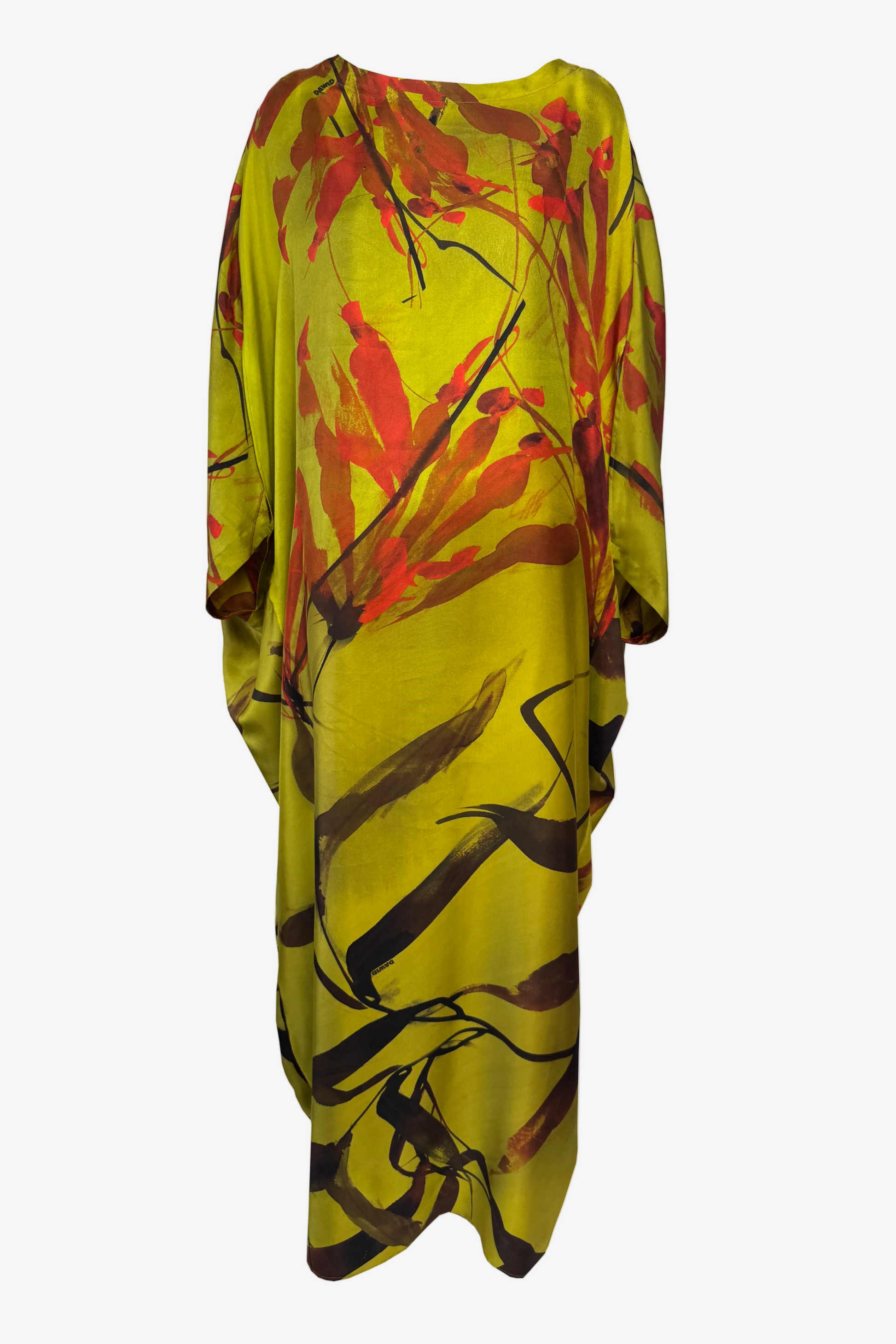 DAWID TOMASZEWSKI Kaftan Zodiac - Granada Flowers Yellow - Front
