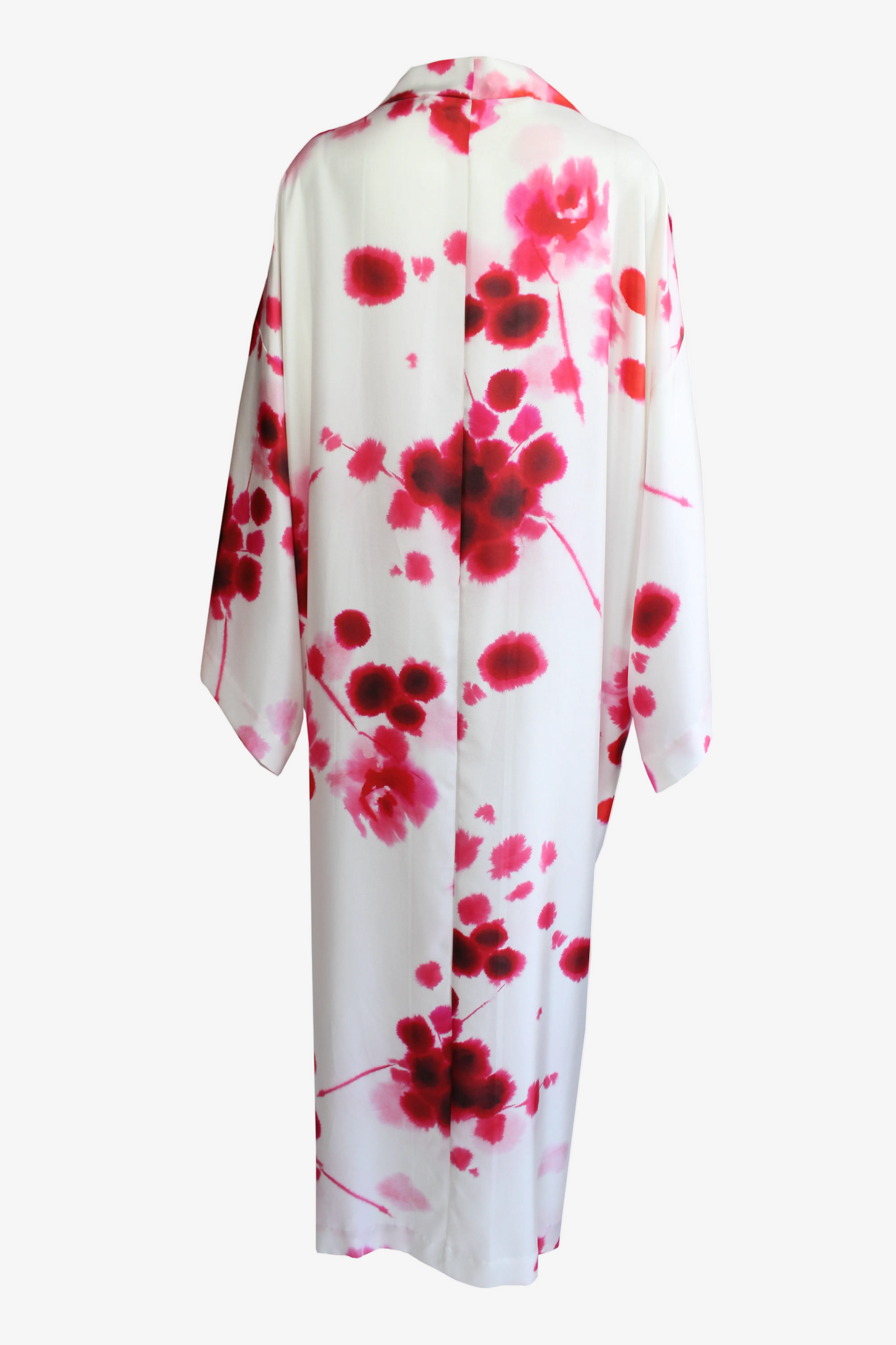 DAWID TOMASZEWSKI Kimono the Lord - Red Watercolor Silk - Back