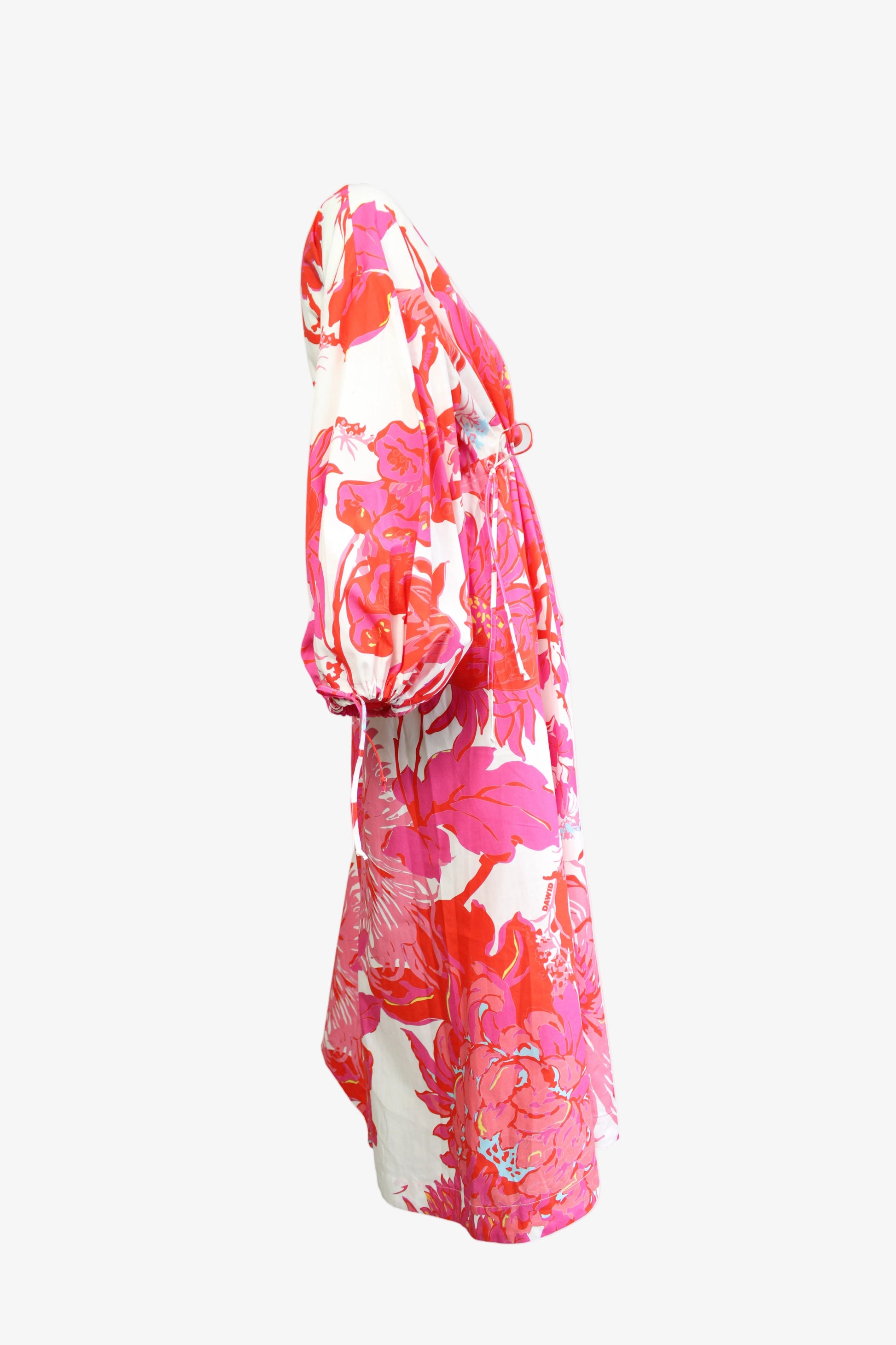 DAWID TOMASZEWSKI Kleid Desi Adelaide White Side