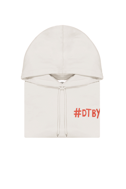 DAWID TOMASZEWSKI McArthurGlen x DAWID TOMASZEWSKI Hoodie - Beige - Close-Up 