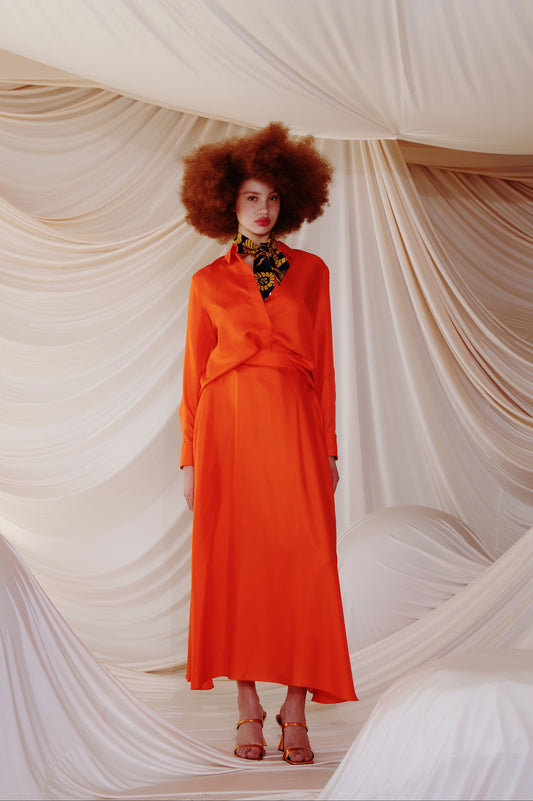 DAWID TOMASZEWSKI Rock Fler uni orange On Model