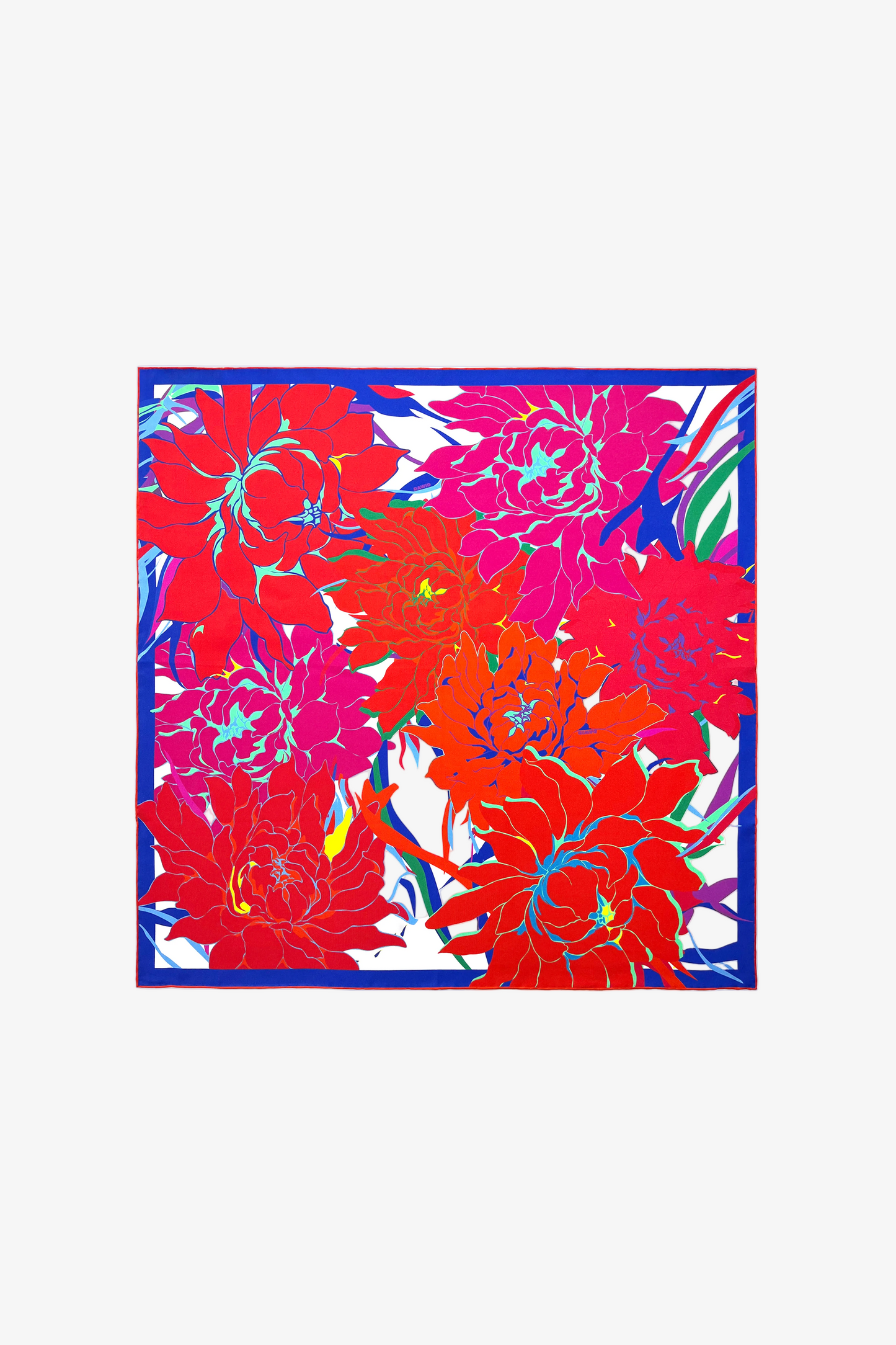 DAWID TOMASZEWSKI Seidentuch Sardegna Dynamic Bloom White