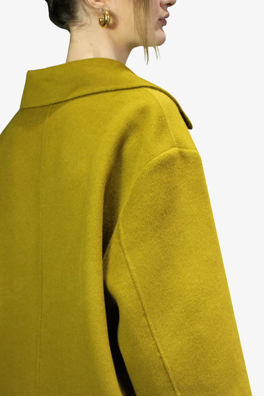 DAWID TOMASZEWSKI Zweireiher Doubleface-Mantel Liz - Shoulder Detail