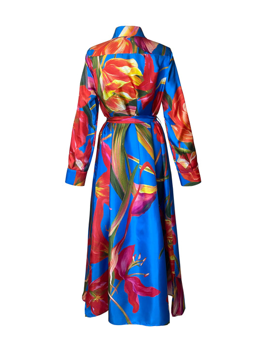 Kleid Elaia Blue Tulips