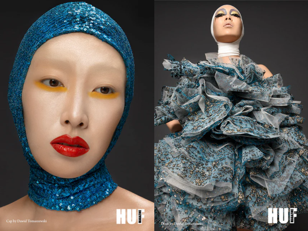 DAWID TOMASZEWSKI Couture in Magazinen und Editorials: Berliner Mode von Modedesigner und Couturier Dawid Tomaszewski.