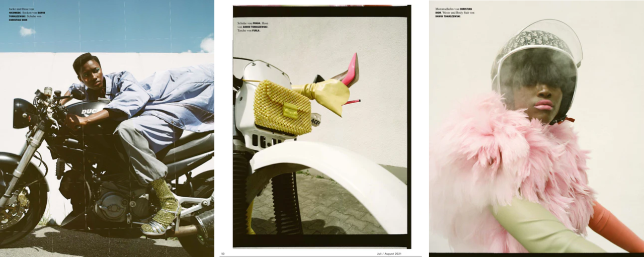 DAWID TOMASZEWSKI Couture in Magazinen und Editorials: Berliner Mode von Modedesigner und Couturier Dawid Tomaszewski.