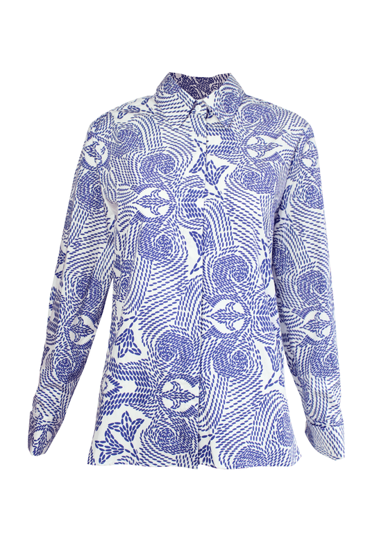 DAWID TOMASZEWSKI Hemd Hemdbluse Tekla Hanno Bubbles Front