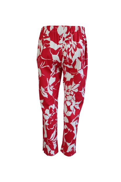 DAWID TOMASZEWSKI Hose Lux Paris Flowers Back