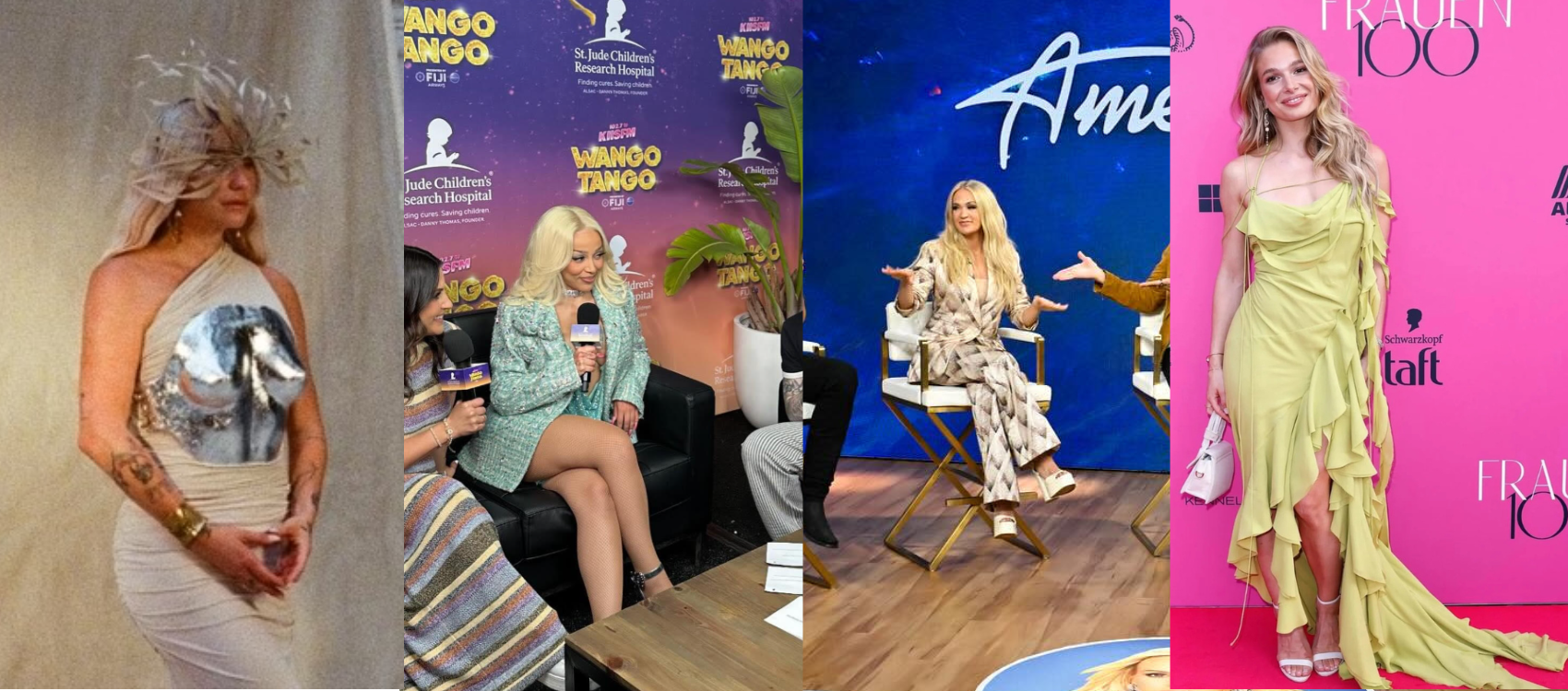 Celebrities wie Sängerin Doja Cat tragen DAWID TOMASZEWSKI Couture. Berliner Mode von Modedesigner und Couturier Dawid Tomaszewski.