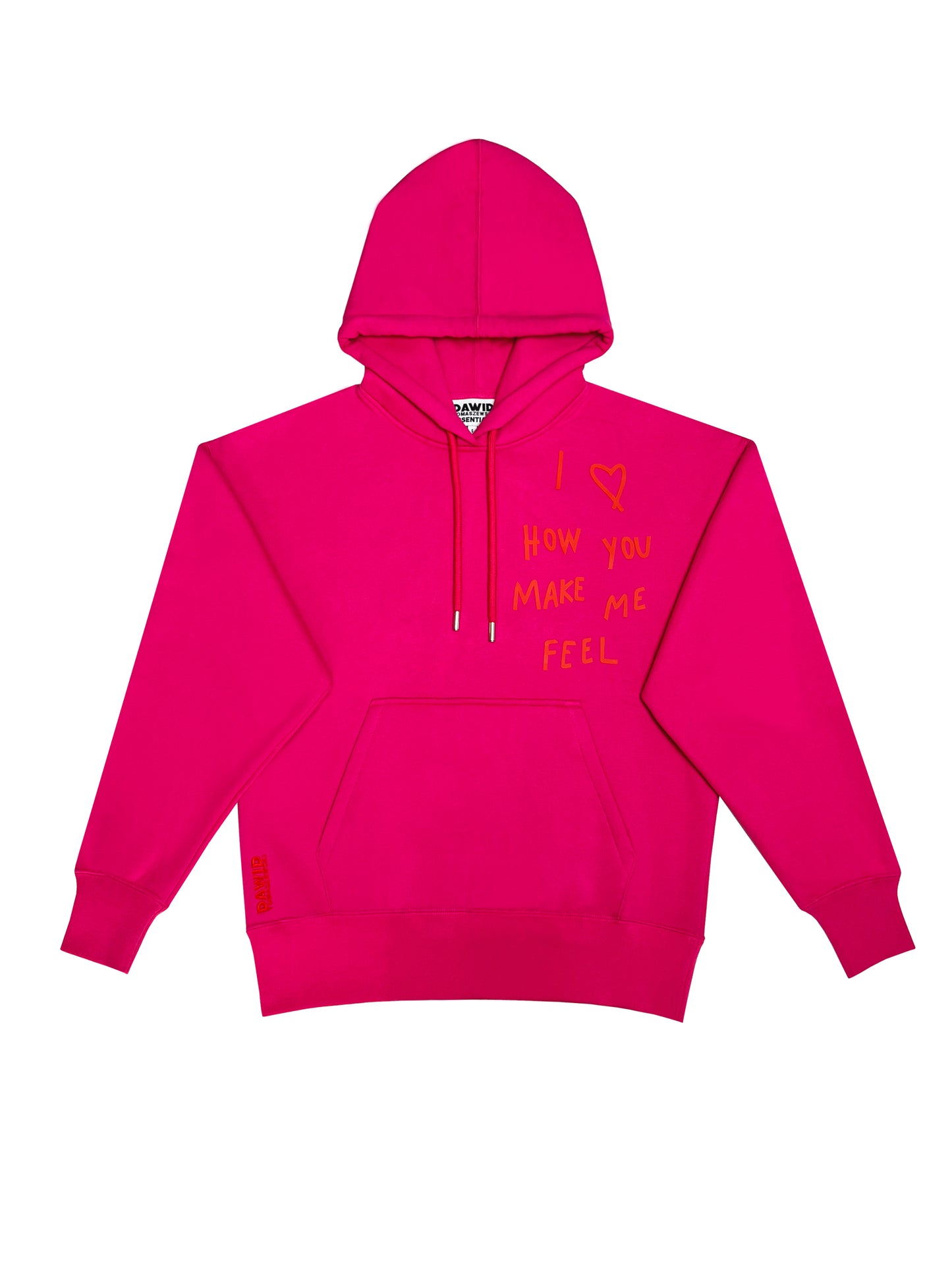 Hoodie "Feel" Pink