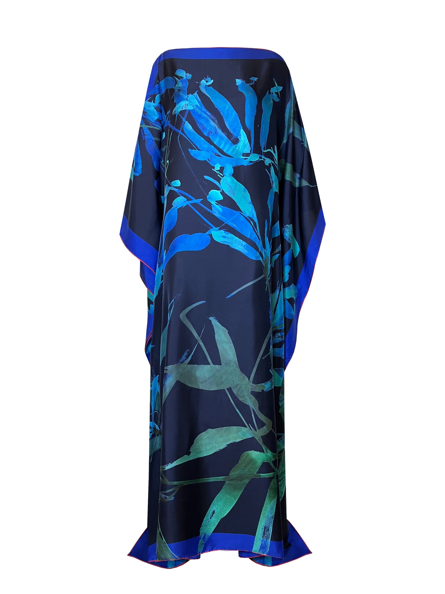 Kaftan Sardegna Granada Flowers Dark Blue